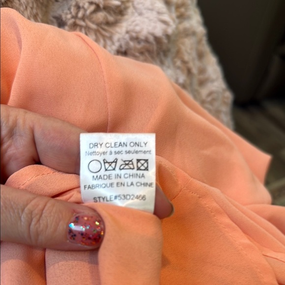 Greylin Pink Ruched Tie Front Sundress - Picture 7 of 7